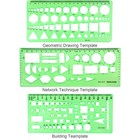 11pcs Geometric Drawings Templates  Drafting Stencils Measuring Tools  Betybe   