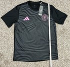 New Adidas Lionel Messi Inter Miami Cf  10 Men s Jersey Black Sz Small Msrp  60