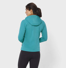 Best Sellers Duluth Women s Akhg Crosslayer Fleece Hoodie  Ocean Forest