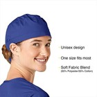  Tie Back Scrub Cap One Size Galaxy Blue