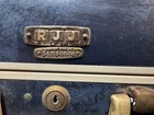 Vintage Samsonite Luggage Set 3 Admiral Blue Marble  Train Case Shwayder Bros