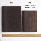 Leather Refillable Notebook vintage Leather Journal Diary Journal 7 X 5 In A6