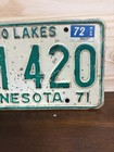 Vintage 420 License Plate    time  Month And Date   