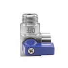 Stainless Steel 90 Degrees Elbow Ball Valve 1 4  Npt Male X 1 4  Npt Female S   