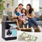 Mini Atm Piggy Bank Safe Password Coin Cash Money Box For Kids Gift