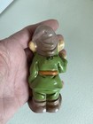 Elf Elves Gnome Dwarf Figurines 4  Japan  Vintage 1960s Composite Chalkware 