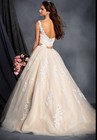 Alfred Angelo Wedding Dress  Ball Gown  Model 2508  Size 8  Champagne And Ivory