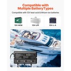 3-bank 5a 12v Smart Marine Battery Charger Onboard Ip68 Waterproof Boat Rv Yacht