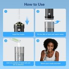 Electric Neti Pot Sinus Rinse  Cordless Nasal Irrigation System  saline Packets