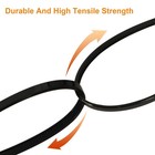 100 Pack Releasable Reusable Zip Ties Nylon Cable Heavy Duty Wire Self Locking