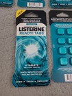 6x Listerine Clean Mint Chewable Ready Tabs On The Go Mouth Clean 8 Pack