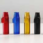 2pcs Metal Bullet Dispenser Spice Bottle Storage Box Mixed Color Snuff Boxes