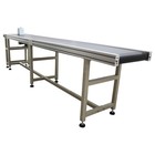 Open Box Length 118in Pvc Flat Belt Conveyor Width 11 8in Adjustable Speed 120w
