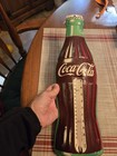 Coca-cola Bottle Wall Thermometer Donasco Soda Green Brown White Usa  1960s