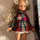 1972 Ideal Look Around Velvet Doll W  Box Red Shoes