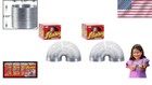 2 75-inch  Slinky Metal Walking Spring Toy - Pack Of 2 For Creative Play