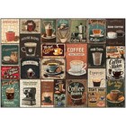 1000 Piece Puzzle Vintage Coffee Collage Kitchen Art Jigsaw For Adults Large