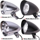 Motorcycle Aluminum Bullet Headlight Lamp Fit For Harley Bobber Chopper Cruiser
