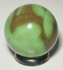 Big Christensen Agate Co Two Color Swirl Marble  75    In Mint Condition  Big