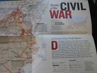 Battles Of The Civil War Map a Nation Transformed National Geographic April 2005