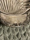 Victorian Rose Wm Rogers   Sons 1995 Clam Shell Serving Dish  13  Long