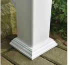 Barrette Outdoor Trim Base Ring Heritage White 4 X 4 73012503 Xpanse Premier