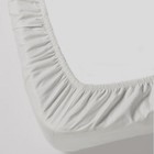 700 Tc Cotton  2 Layer Ruffle 4 Piece Sheet Set  Solid White Twin Twin Xl