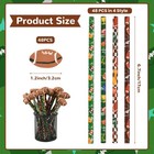 48 Pcs Football Pencils And Erasers Theme Birthday Gifts Stationery Bulk Set