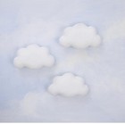 Little Love By Nojo 3 Piece White Soft Cloud Shaped Baby Wall Decor Baby Nursery