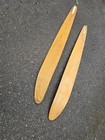 Vintage Wooden Waterskis Water Skis Voit Dolphin 1960s   White Ash   66  Long