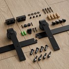 Ccjh 6ft Sliding Barn Door Hardware Kit For Wooden Single Door no Door