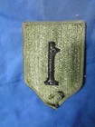 Us Army - 1st Infantry Division - Subdued Patch - New