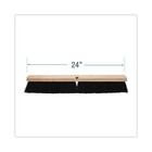 Boardwalk Bwk20624 24  Push Broom Floor Brush Head Black Tampico New Head Only