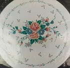 Stove Top Burner Cover Set Vintage 4 Pieces Enameled Steel Floral Grandmacore