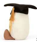 Authentic Jellycat Amuseables Graduation Boiled Egg Soft Toy Plush Nwt