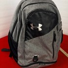 Under Armour Hustle 4 0 Unisex Backpack Heather Gray Black School Bag Read