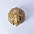 Bobo Metal Pot With Animal Head Burkina Faso