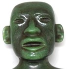 Rare Ancient Olmec Pre Columbian Male Jade Figure