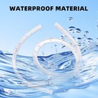 4 Pcs Brake Bleeder Hose  One Way Check Valve Tube Bleeding Tool Kit Silver Us