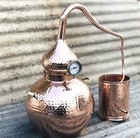 5 Gallon Pure Copper Alembic Still For Whiskey  Moonshine Essential Oils By