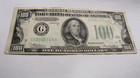 2--  1934   100 Hundred Dollar Bills  Federal Reserve Notes  Chicago And Boston