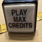 1 Igt S  Slot Machine Play Max Credits Original 2 X 2 Inches