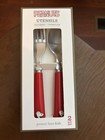 Pottery Barn School Snoopy Dog Holiday Utensil Party New Gift Set Travel Red Kid