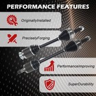 Front Pair Cv Axle Shaft Assembly Rh lh For Honda Cr-v 2 4l 4wd Fwd 2007-2014