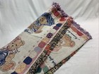Priscilla Hillman 1995 Cherished Teddies Tapestry Throw Blanket Afghan Cotton