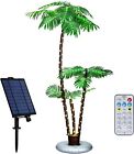 6ft Led Solar Lighted Artificial Palm Tree  Outdoor Christmas Yard Pool Decor