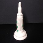 Vintage Irish Belleek Pottery -shamrock - Ireland - 6  Harp Figurine -green Mark