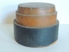 Vintage Antique Wooden Wood Hat Mold Millinery Industrial Block Form