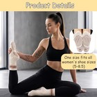 4 Pairs Cute Pilates Grippy Socks For Women  Beige  Brown  Khaki  White