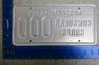 Massachusetts License Plate Tag Sample Test  Consular Consulate Corps  000 Rare